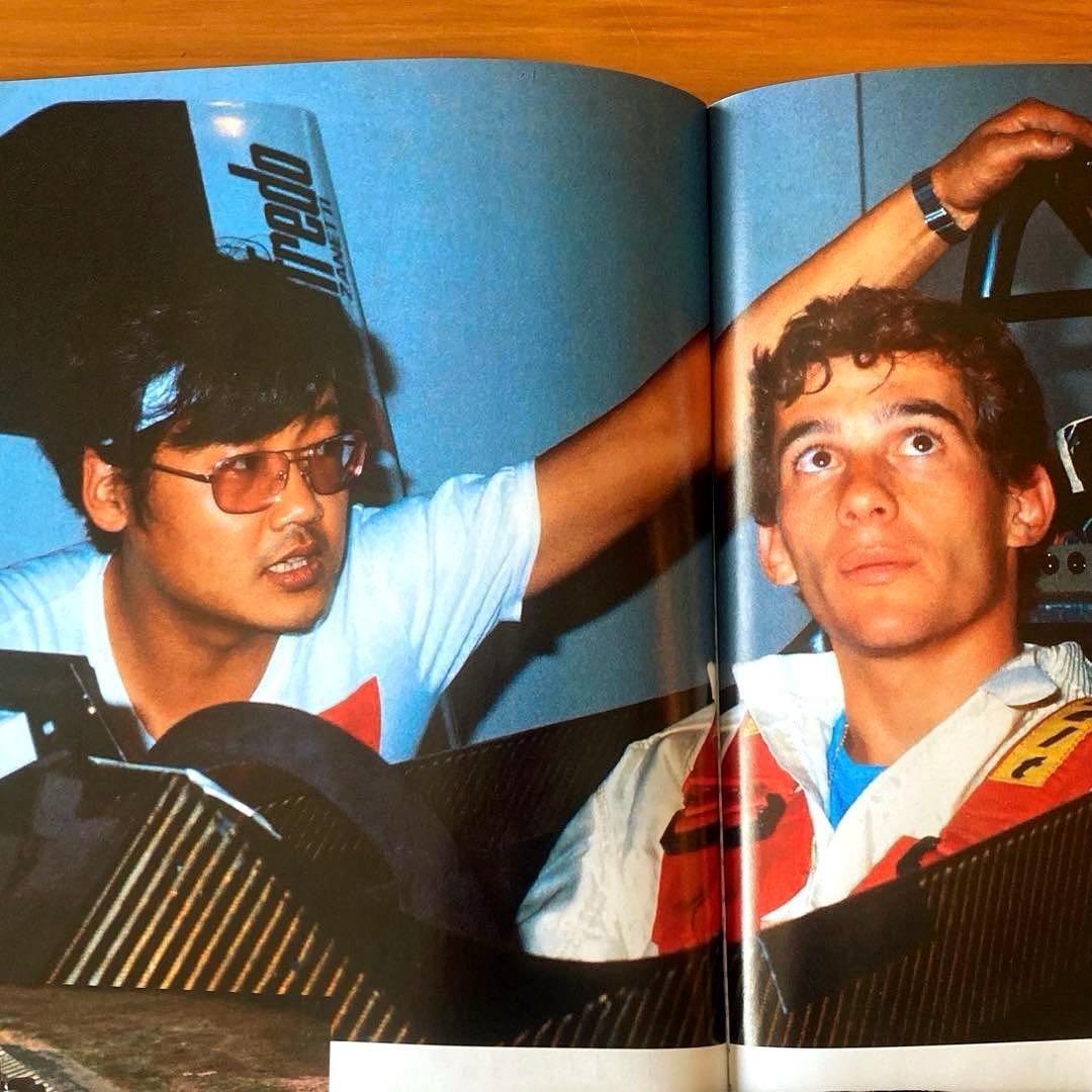 アイルトンセナ　トールマンTG184 フロントウィング実使用品　参考本付き