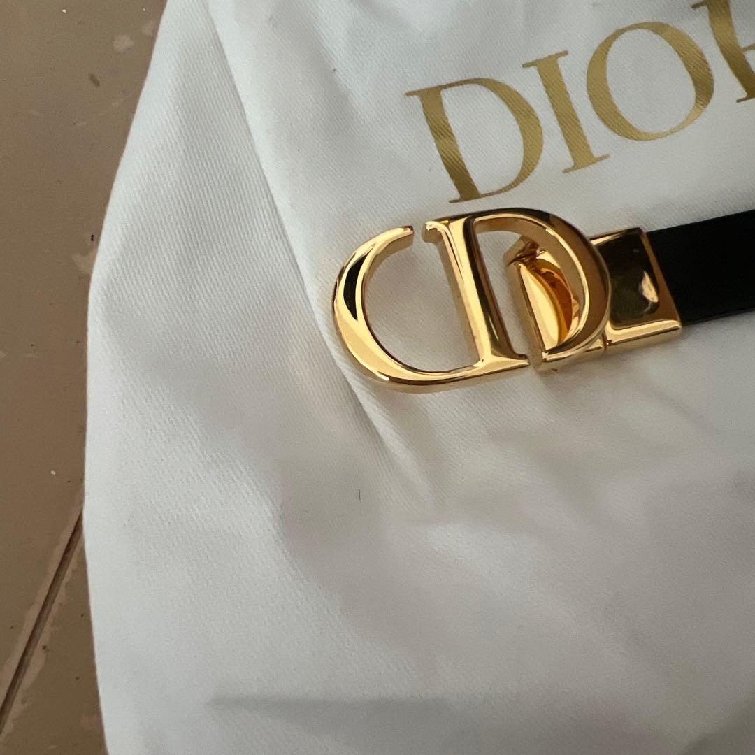DIORリバーシブルベルト　黒✖️白