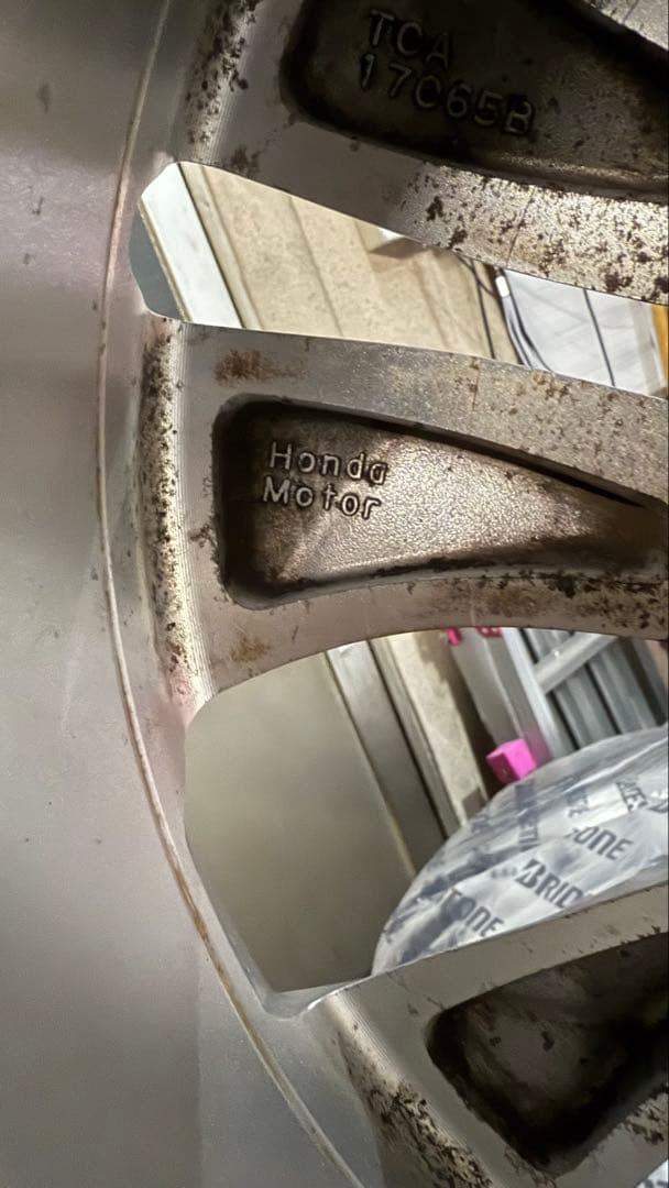 特価 オデッセイアルミスタッドレス4本セット　215/55/17ホンダ純正アルミ