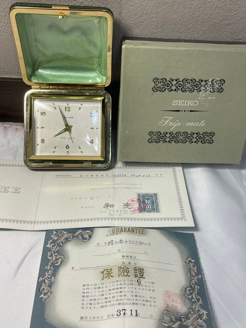 SEIKOSHA トリッププ・メイト時計　希少コレクション級　ゼンマイ式