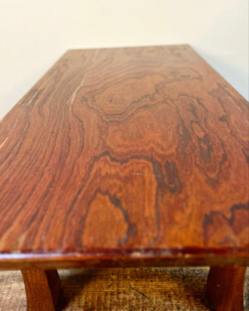 昭和中期 昭和レトロ ちゃぶ台 文机 木製 古家具 折りたたみ スプリング構造