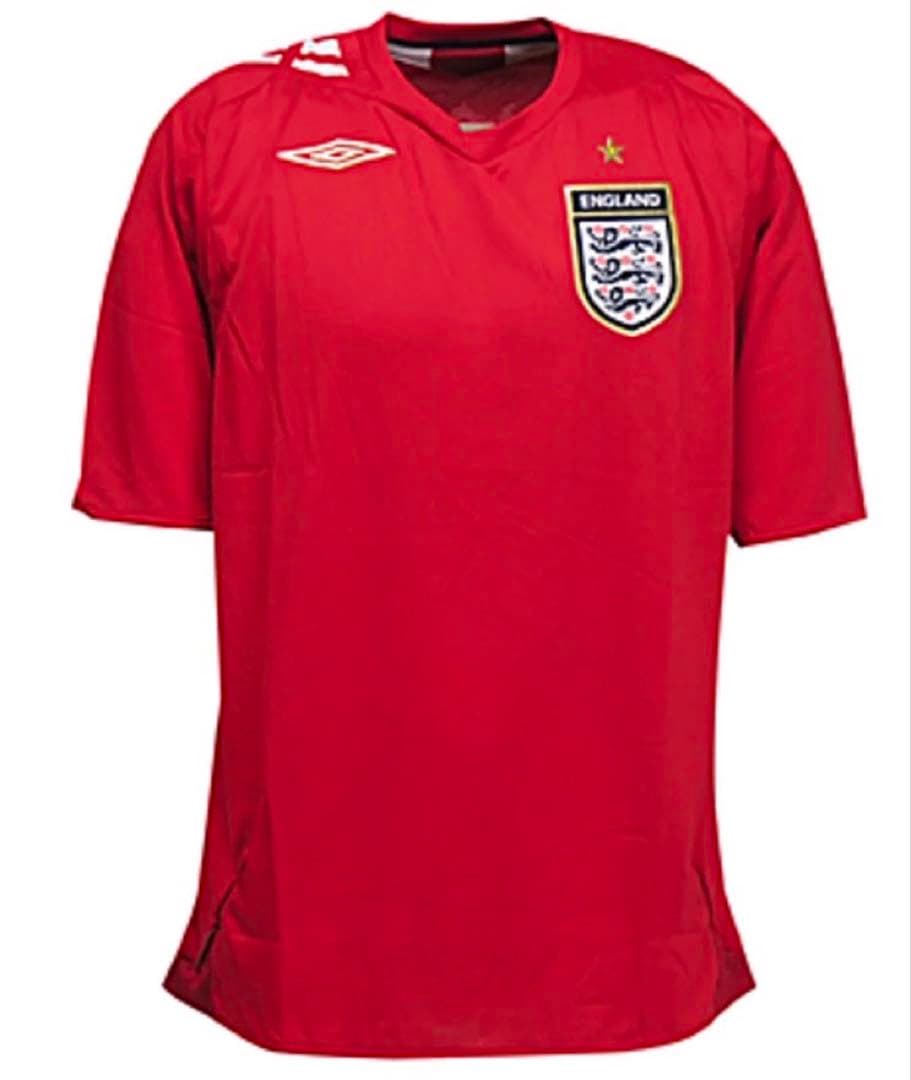 イングランド代表 アウェイユニフォーム　2006-08【新品未使用／正規品】