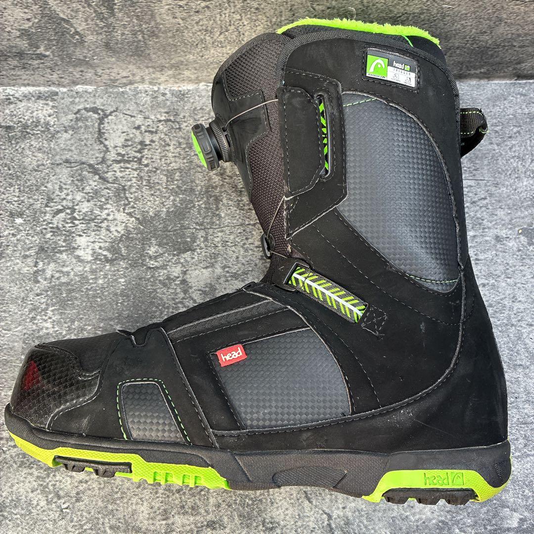 msさま　ヘッド ボア ブラック グリーン スノーボード ブーツ 28cm