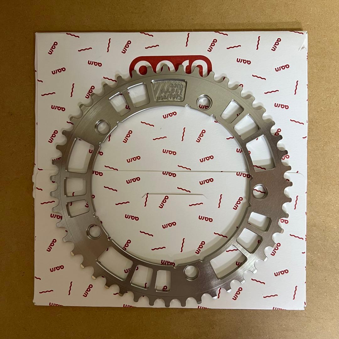 パーツ aarn TRACK CHAINRING 144 SILVER 47T