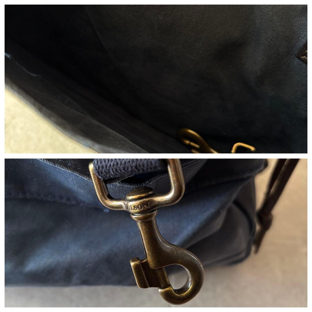 USA製 フィルソン 24アワー ティンブリーフケース ネイビー 2way