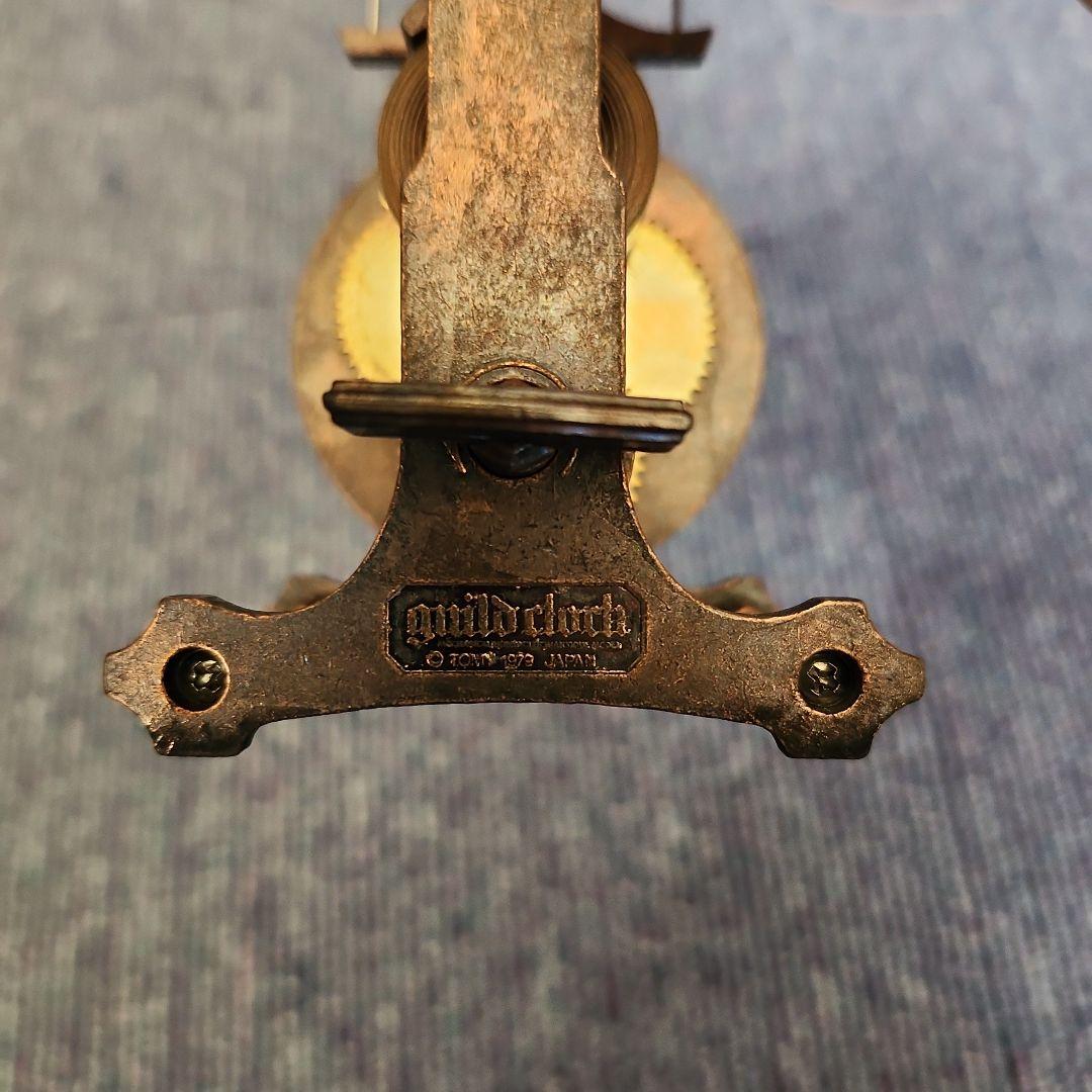 Guild Clock 金属製 ギルドクロック ガラスドーム付き