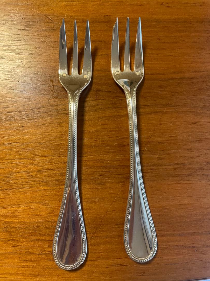 クリストフル　パール　ケーキフォーク　4本セット