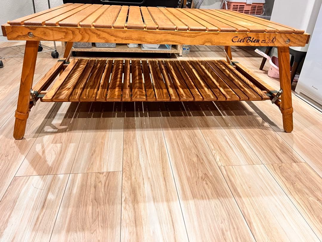 【希少】CielBleu ロールトップテーブル （収納袋付き）