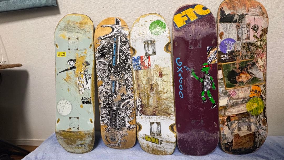 スケートボードデッキ 5枚セット