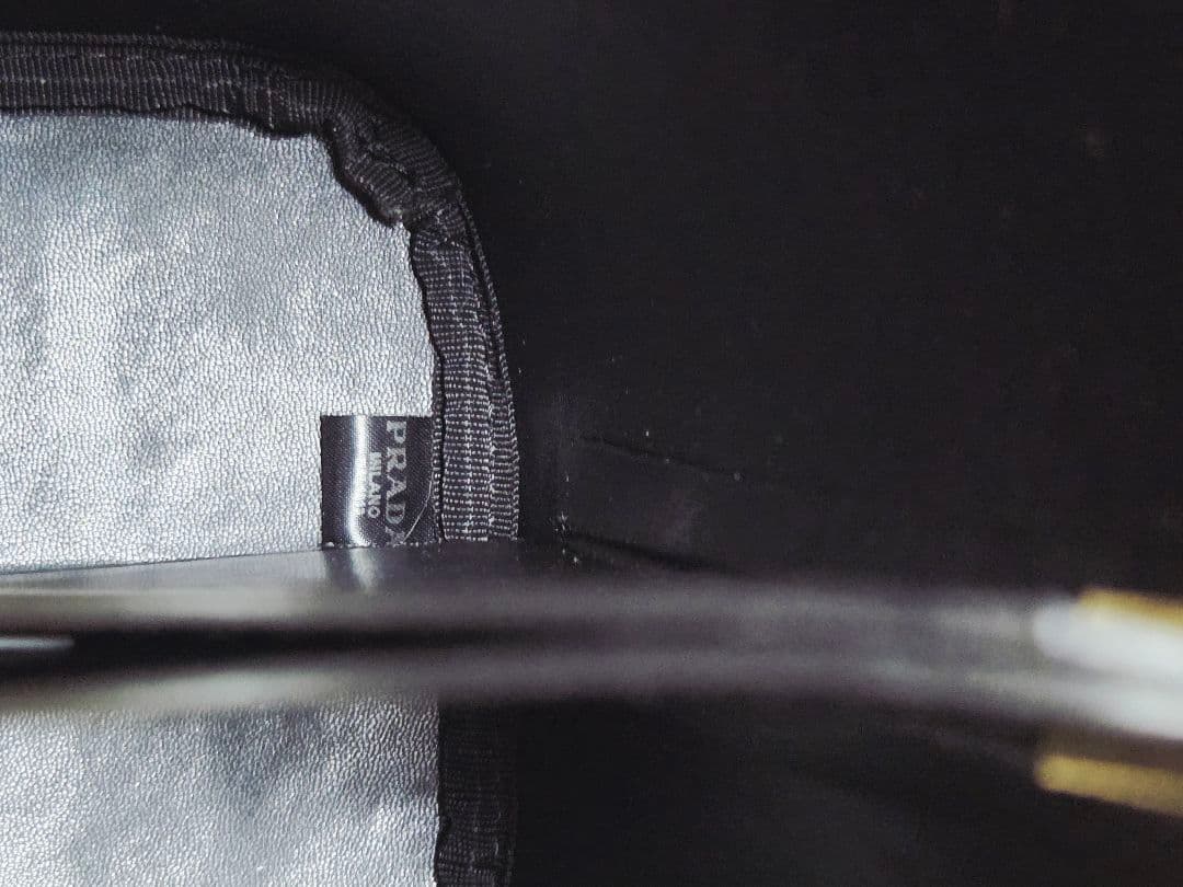 レザーブラック　ショルダーバッグ