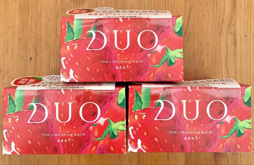 デュオ ザ クレンジングバーム あまおう 90g ×3