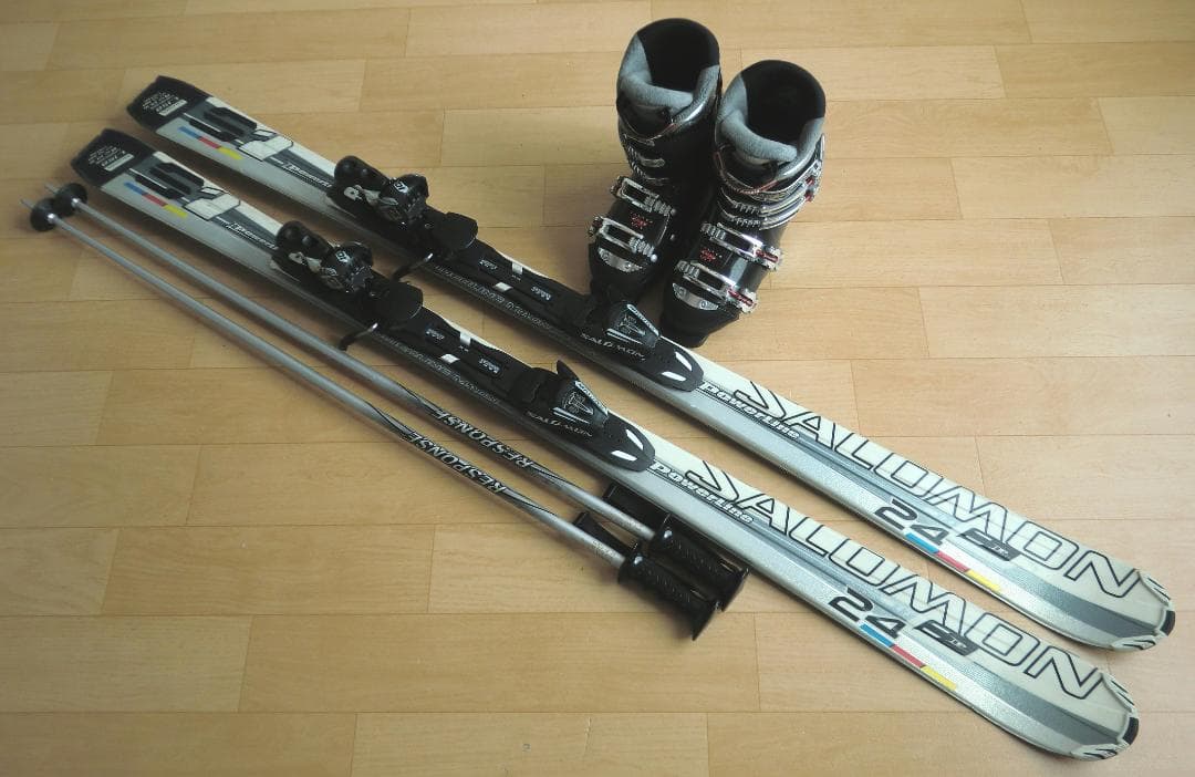 ■■送料無料■サロモン■メンズスキーフルセット■板158靴26.5■メンテ付■