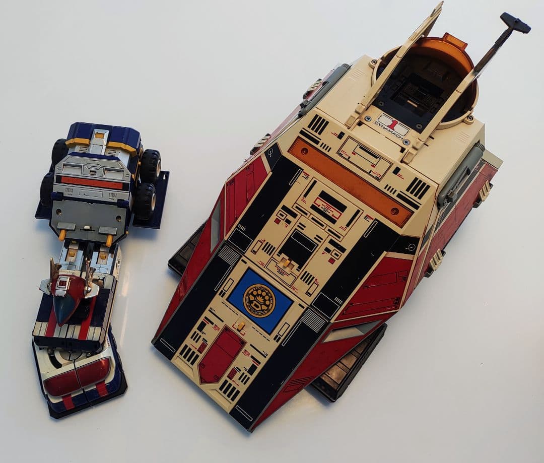 ポピー　ビッグスケールダイジュピター&DX超合金ダイナロボ　本体のみ欠品あり