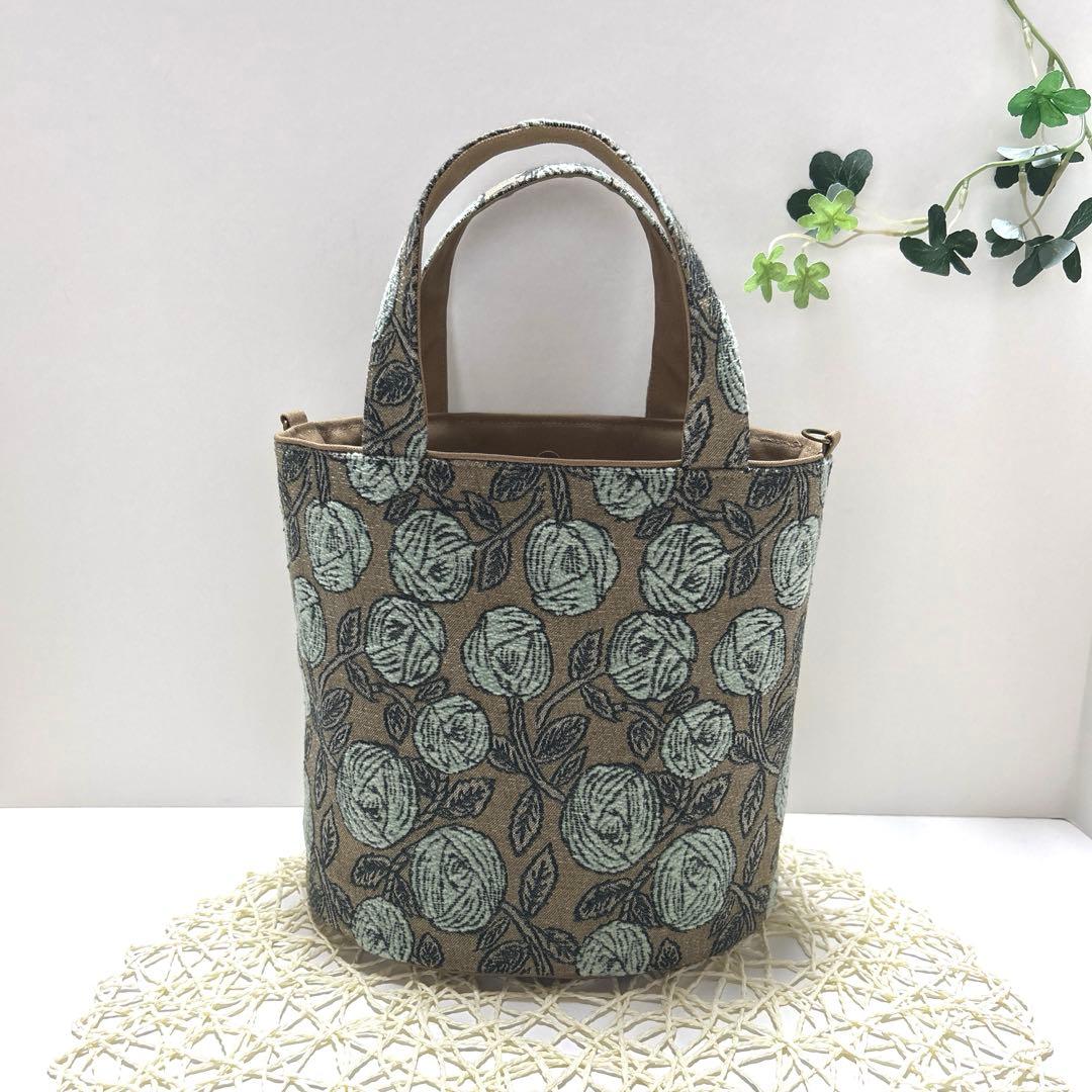 ミナペルホネン　オパール底トートバッグ　ハンドメイド