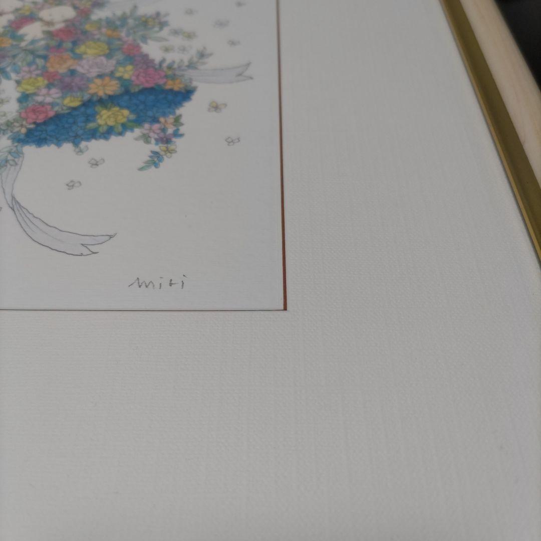 藤波 美梨 シルクスクリーン 額装 ☆ 直筆サイン・エディション有 ☆ 限定版画