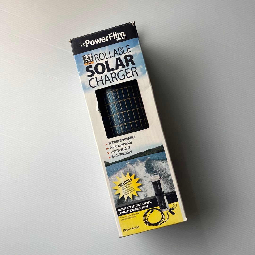 PowerFilm ロール式ソーラーパネルR-21（未使用）