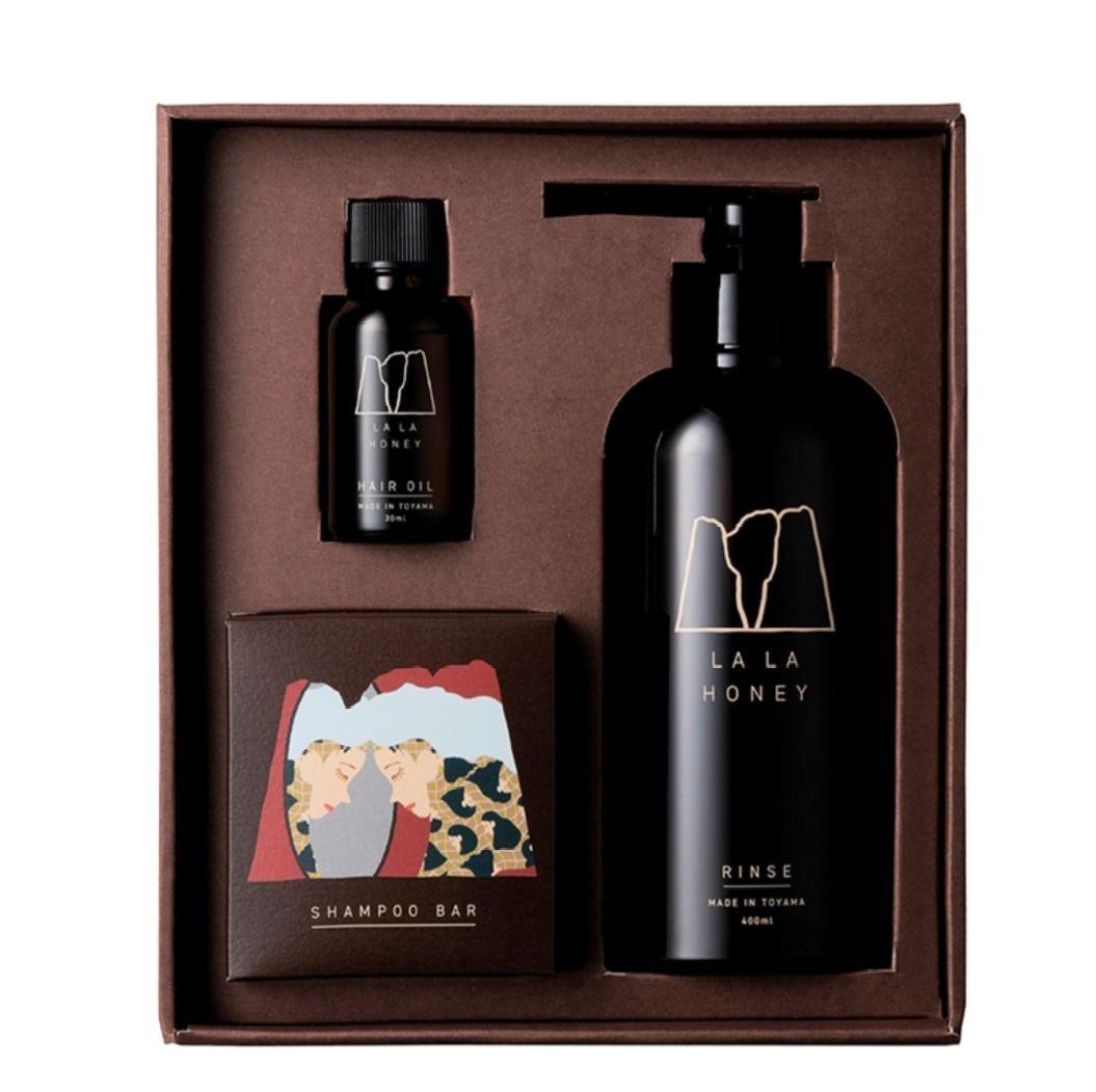LALA HONEY ブラウン ベーシック ヘアケア 3点セット