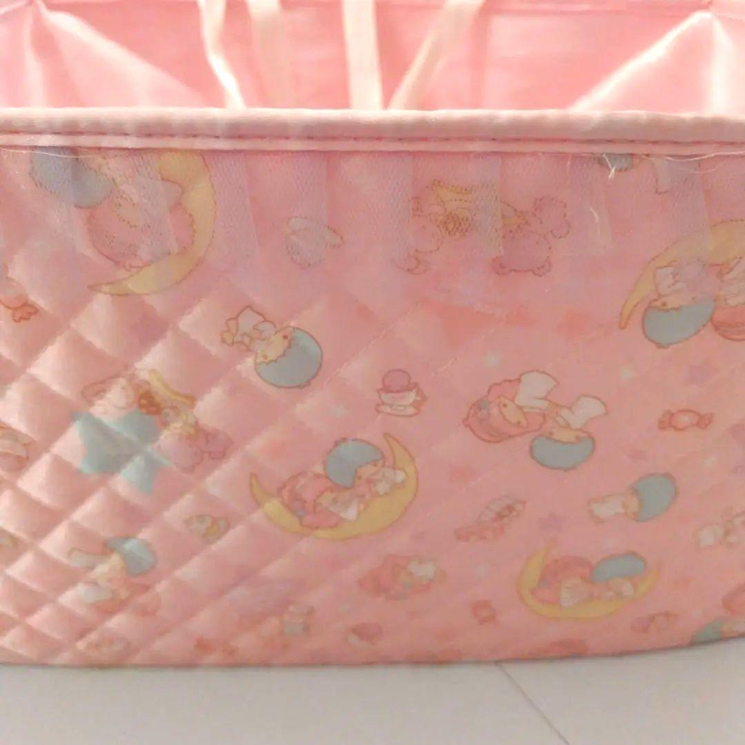 【レア商品】キキララ　月柄キルト折り畳みマルチボックス