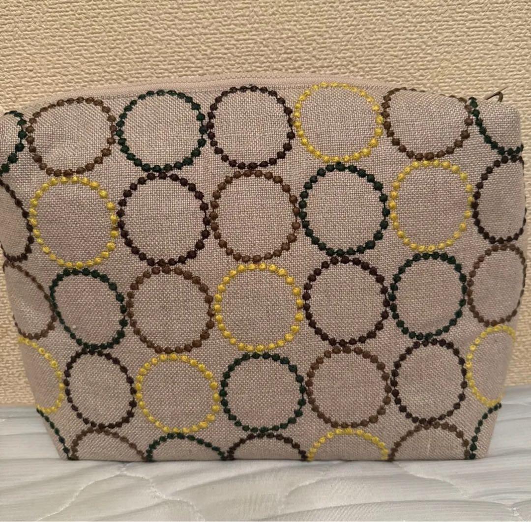 ミナペルホネン タンバリンミックス ショルダーバッグ ハンドメイド