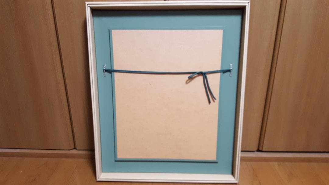 【未使用】マーブルアート　「 花 Ⅰ 」 F6　額装品