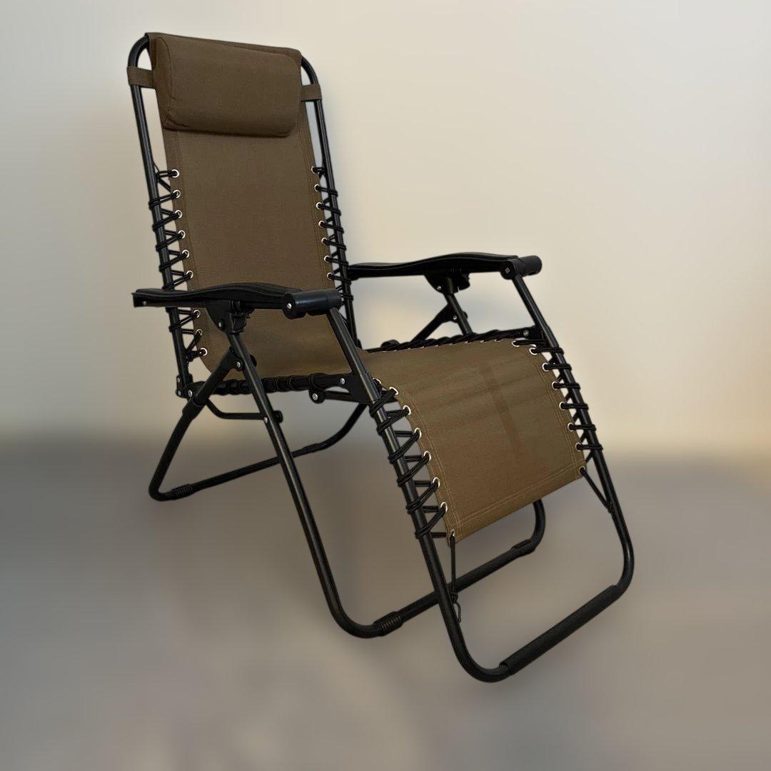 ブラウンリクライニングチェア