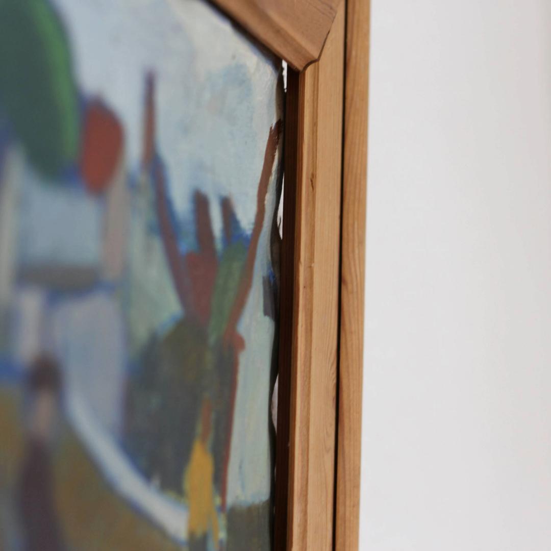 【超貴重・一点物】エリックホグラン　Erik Hoglund　油彩画　北欧アート