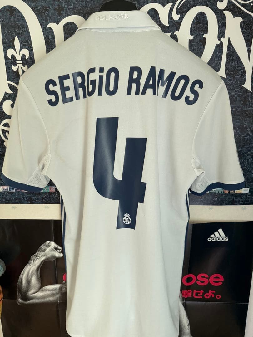 レアルマドリード　セルヒオ・ラモス　ユニフォーム16/17シーズン　美品