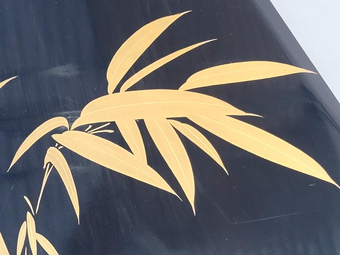 DT711 象彦作 竹笹蒔絵 文庫