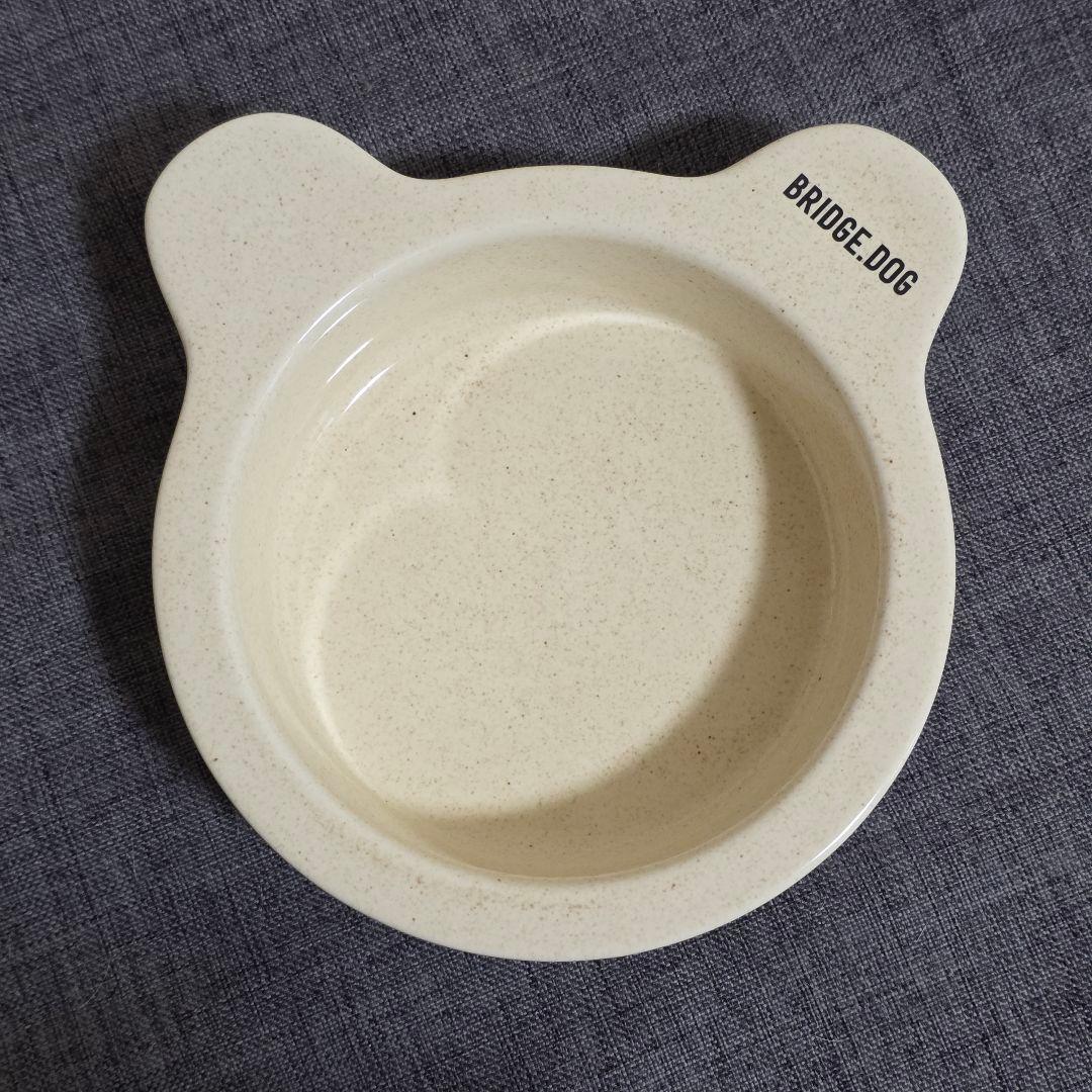【BRIDGE.DOG】MINI BEAR BOWL（OATMEAL）×2