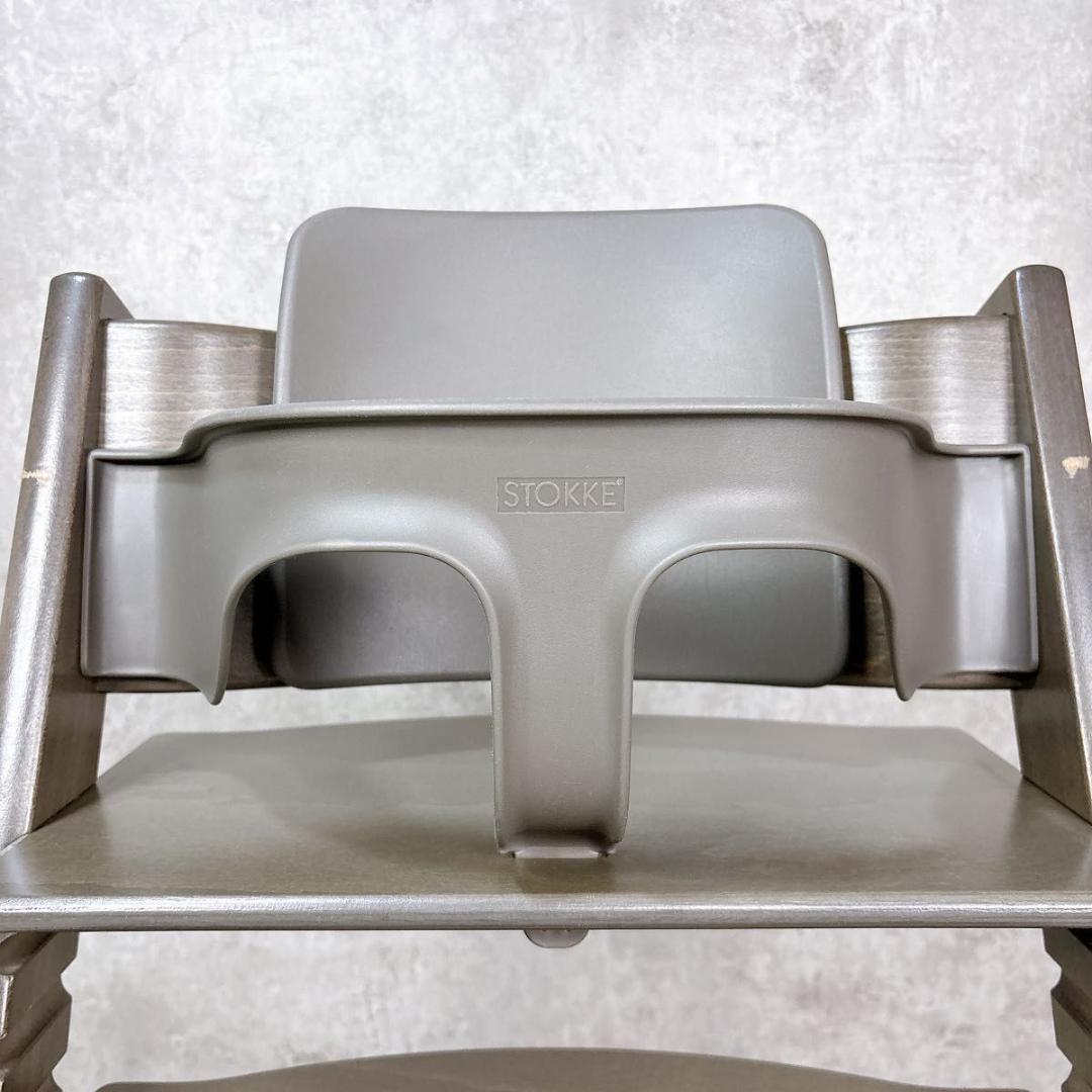 【美品】ストッケ トリップトラップ ベビーセット S/N 4 木製 ハイチェア