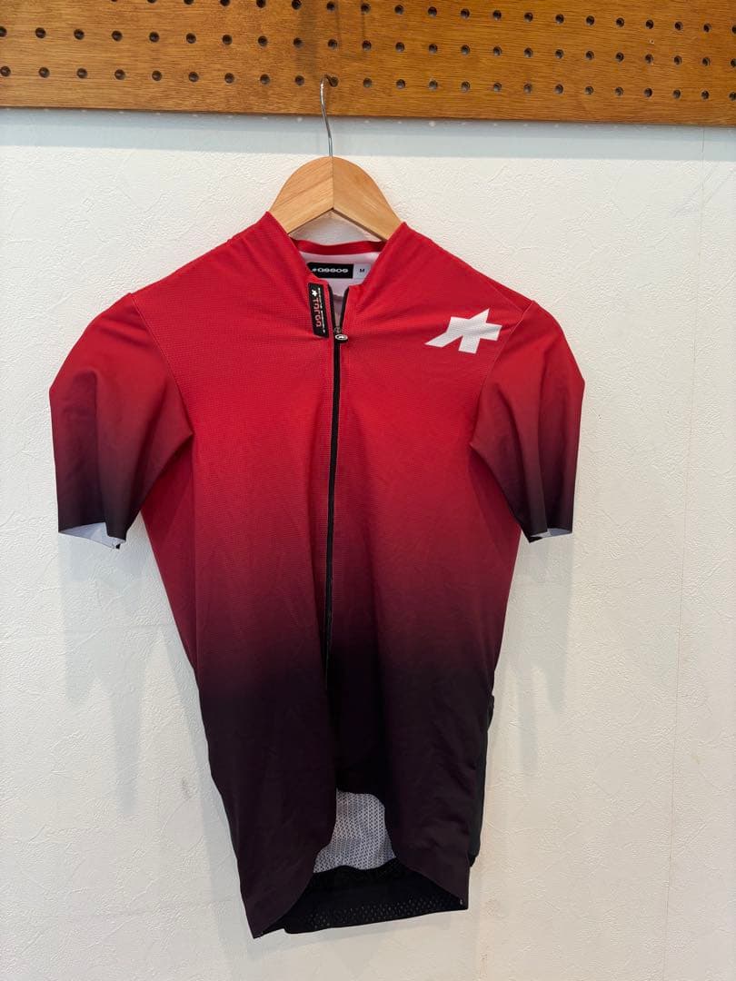 assos TARGA サイクルジャージ Mサイズ レッド/ブラック