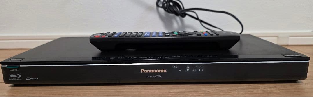 Panasonic HDD/BDレコーダー　DMR-BWT630