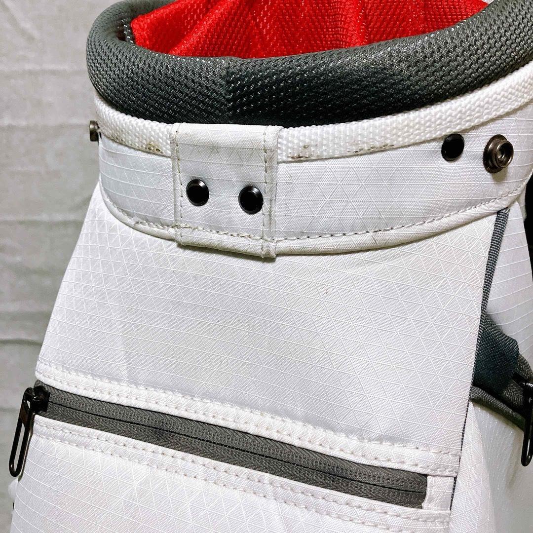 NIKE キャディバッグ BG0374 レッド 9型 14分割 カート式 希少