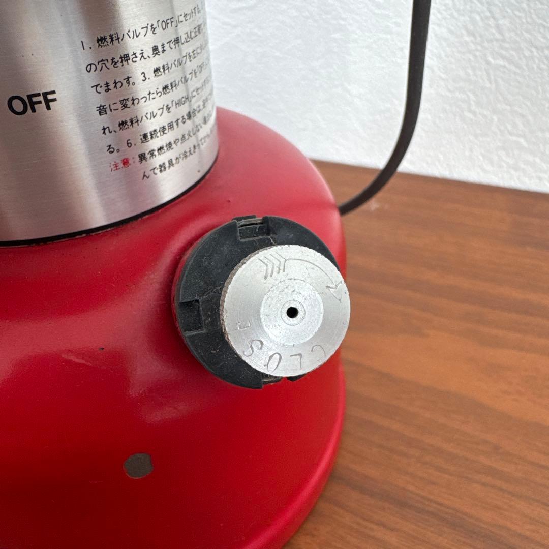 コールマン 282 ツーマントル ガソリンランタン USA製 赤 Coleman