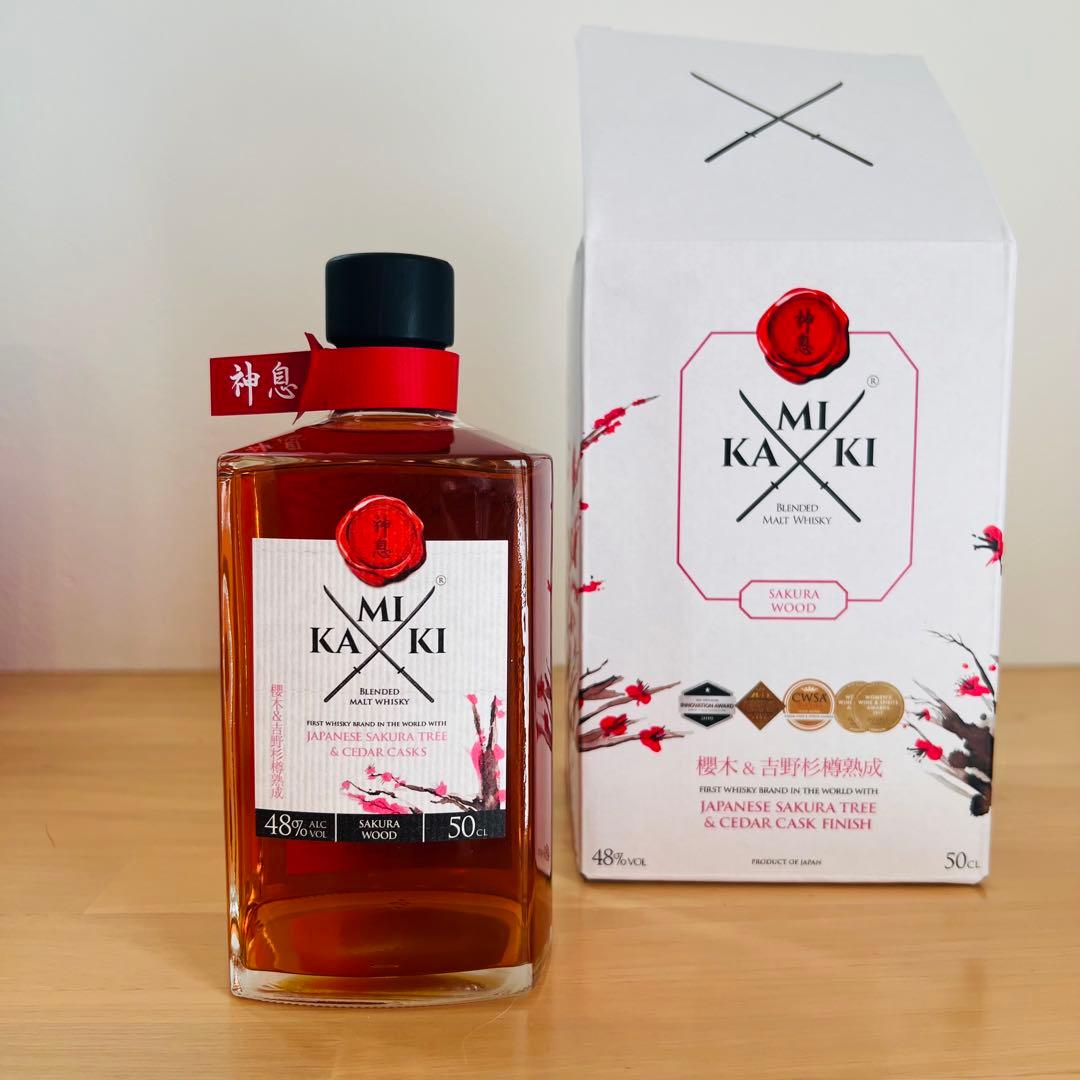 《超希少品》神息 KAMIKI 桜ウッド ウイスキー