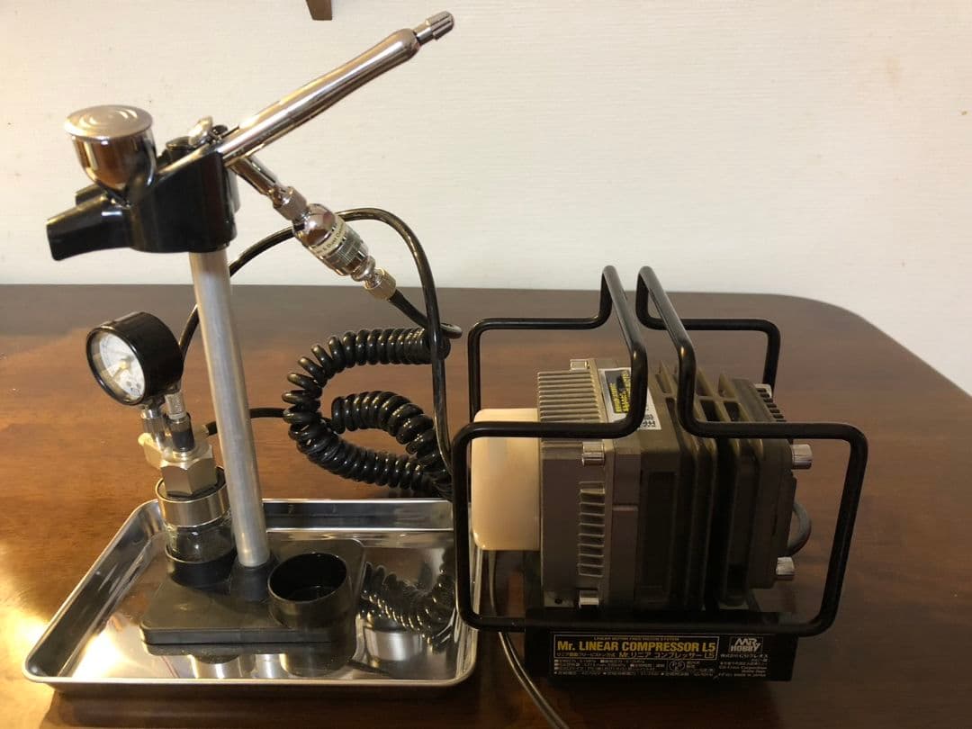 クレオスMr.リニアコンプレッサーL5レギュレータープラチナセット　PS-305