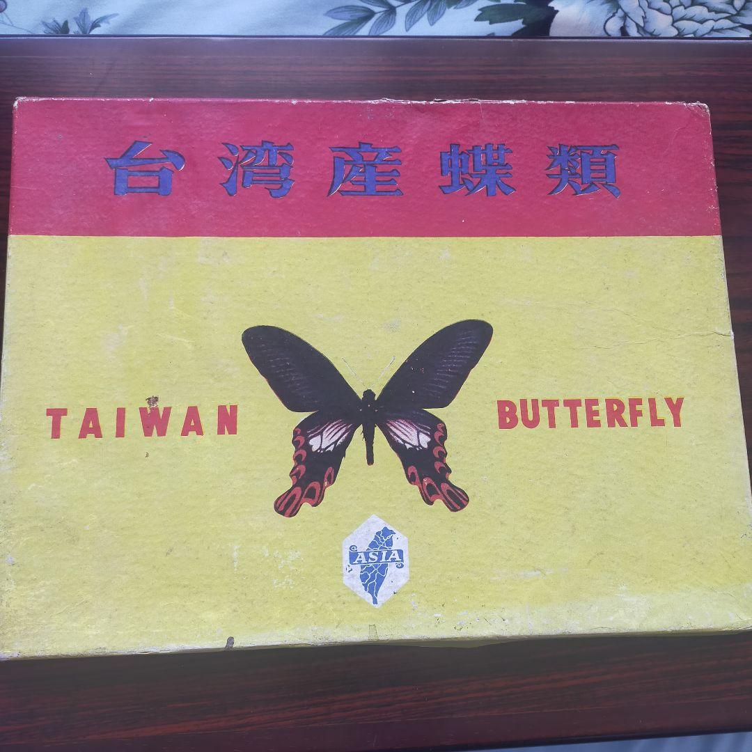台湾産蝶類 標本 No. 100　101枚　中国