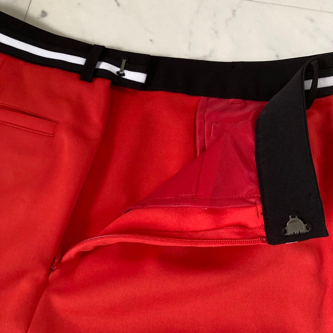 定価26400円【新品】レディース38ランバンスポール フレアスカート赤