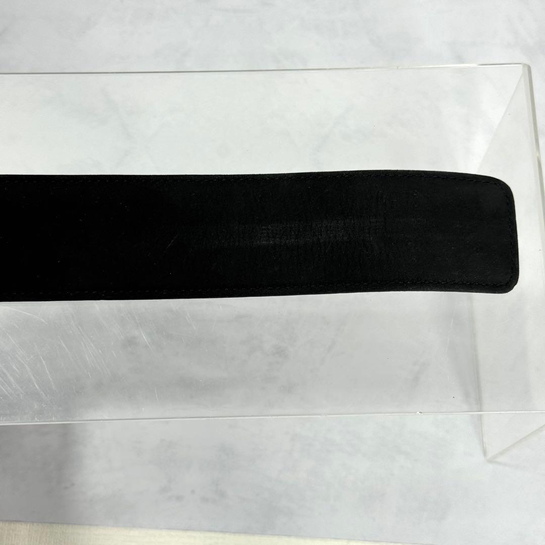 【vintage Dior】スエード ベルト ゴールド　ストーン 00s Y2K