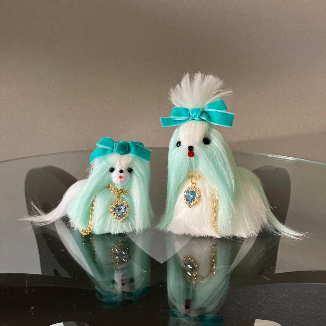 あやぽんぬ様　　　専用　　　昭和レトロ　ロング　わんちゃん　ティファニー