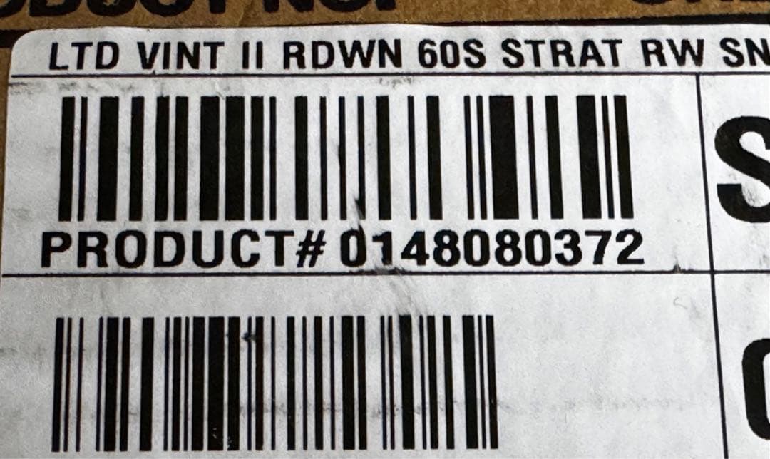 Fender VINTERA Ⅱ ROAD WORN 60'S ST