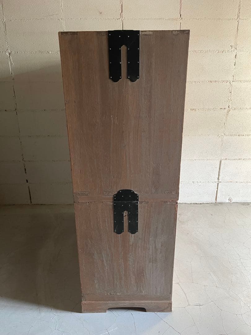 総桐箪笥　古家具　整理タンス　チェスト　5段　ローボード　アンティーク家具　骨董