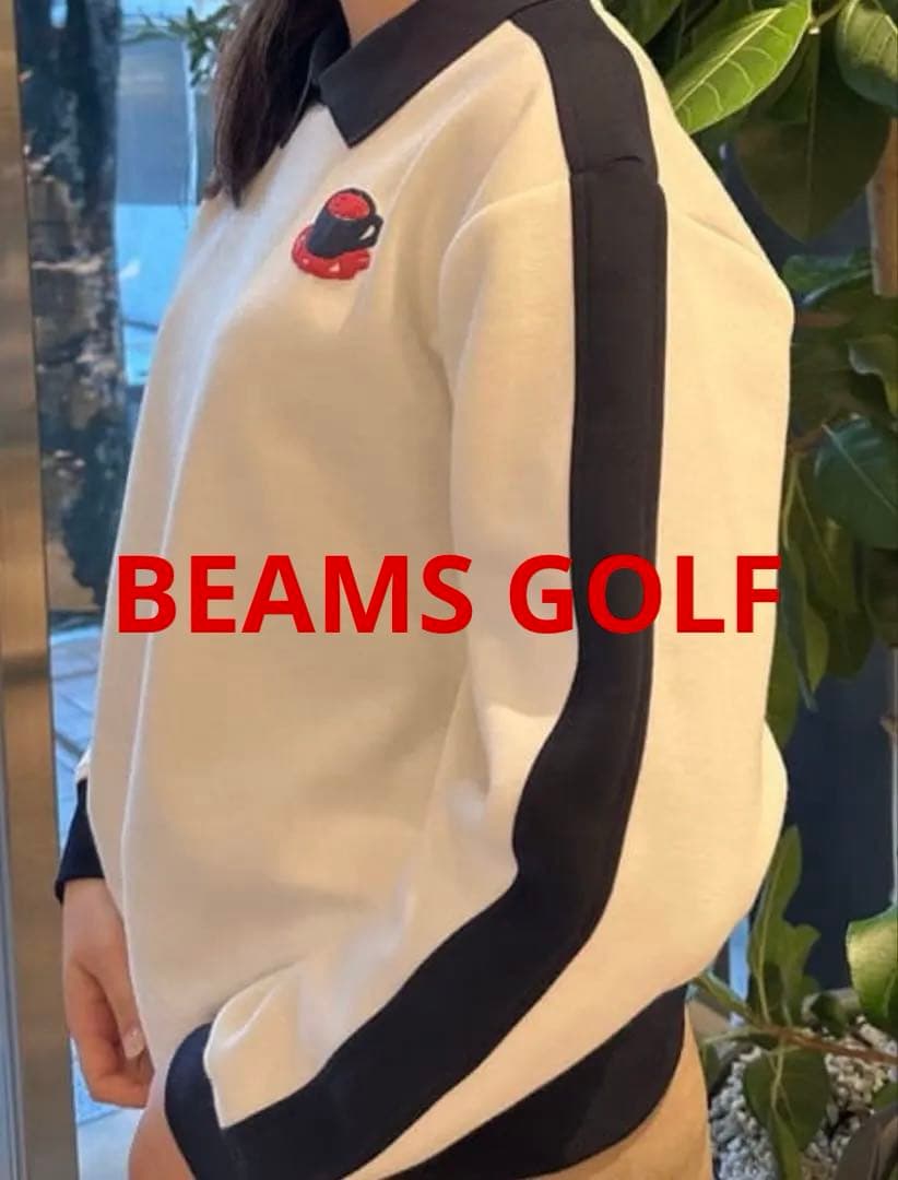 BEAMS GOLF 襟付き バイカラー プルオーバー 2025年モデル