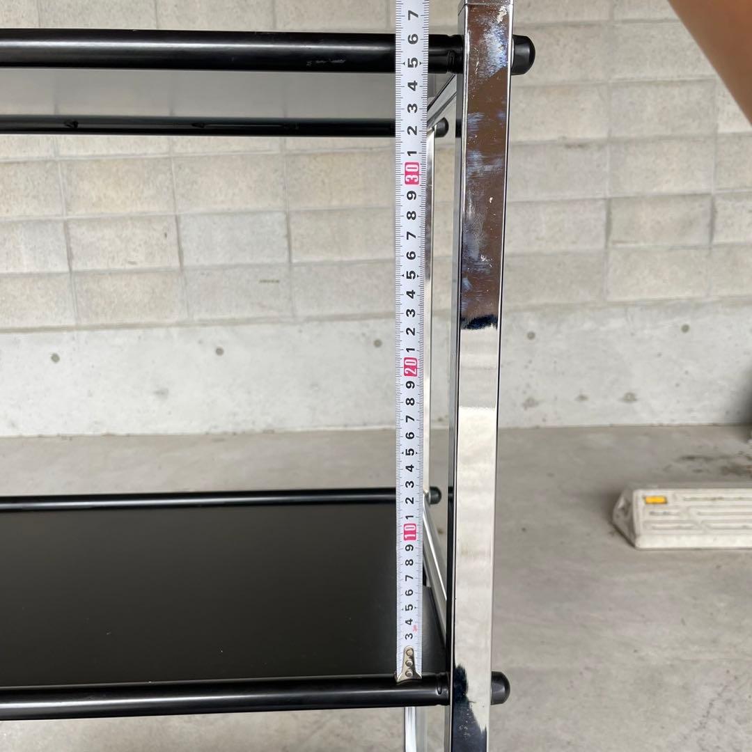 ステンレスワゴン 医療用 ブラック