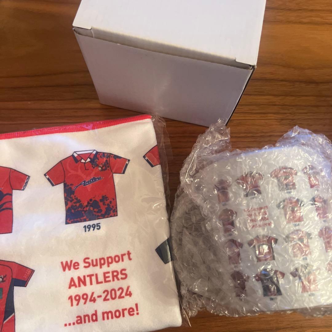 鹿島アントラーズ×LIXIL協賛30周年記念マグカップ&タオル