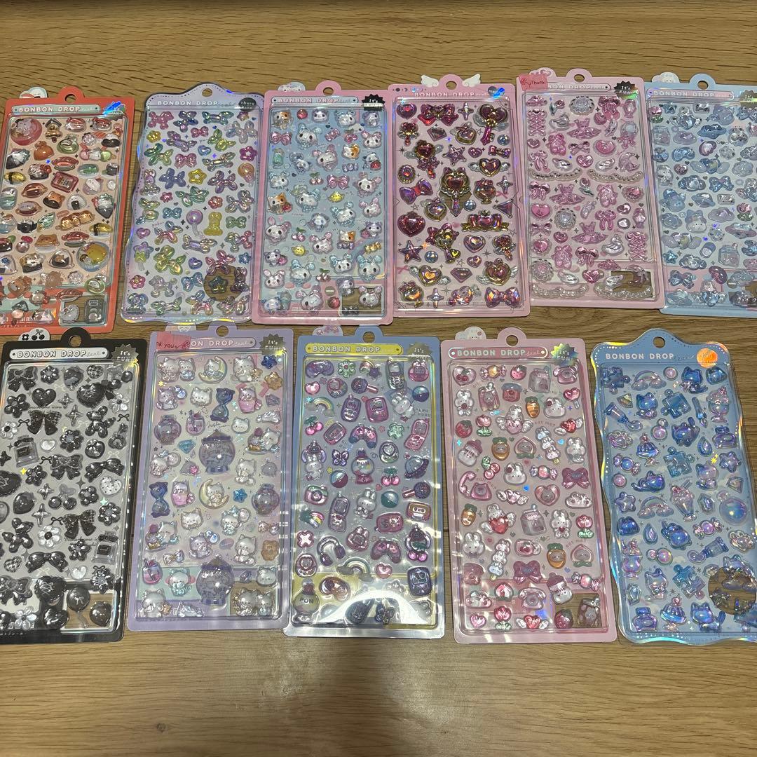 ボンボンドロップシール オリジナル キャラクター セット
