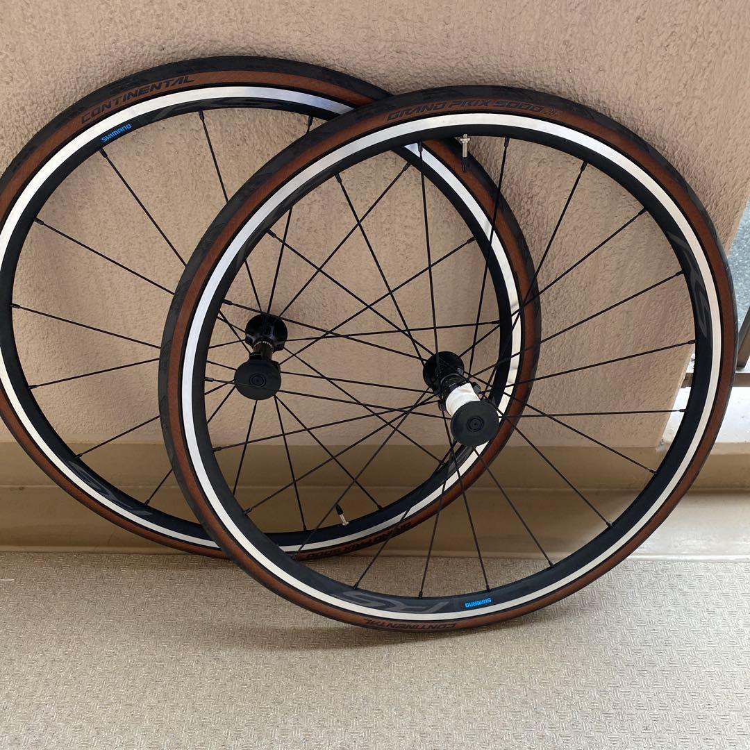 SHIMANO 前後ホイールセット＋タイヤ・チューブセット