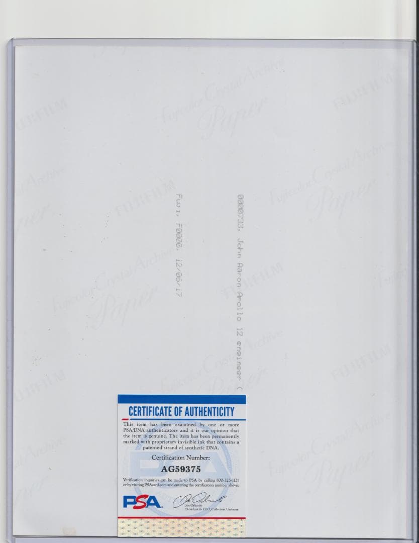 アポロ13号 宇宙飛行士、関係者 直筆サイン