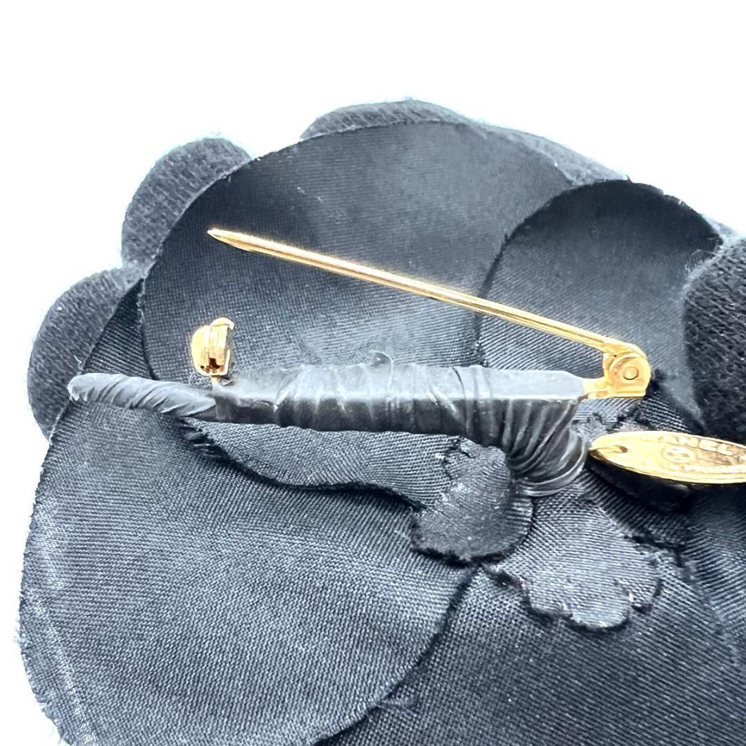 CHANEL シャネル コサージュ ブラック カメリア アクセサリー 箱付