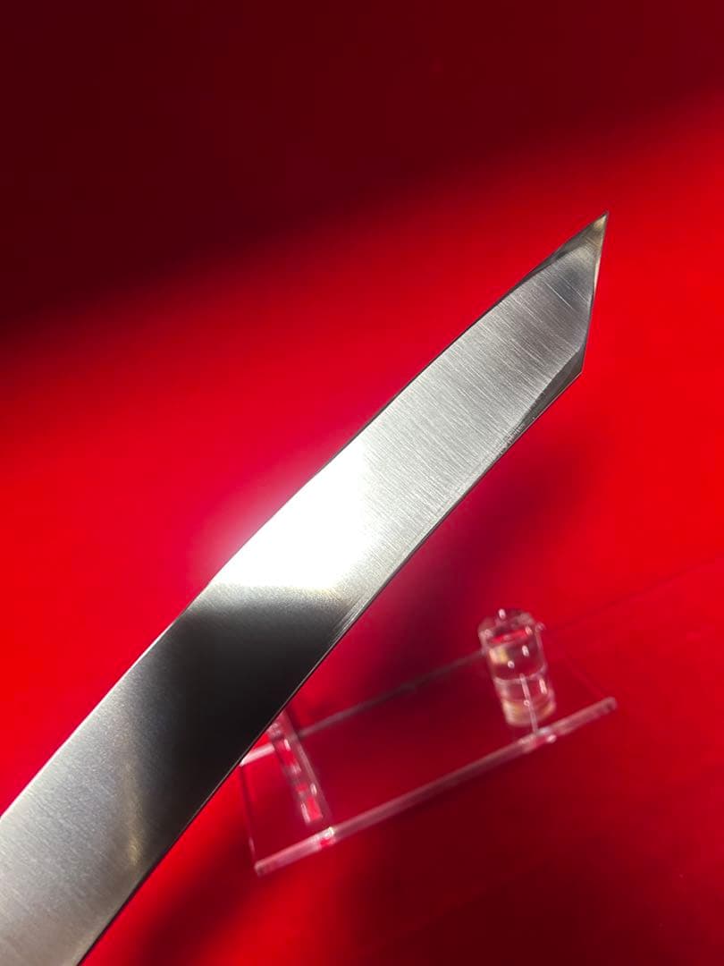 01562 包丁　切付　鬼反り　鏡面仕上げ　切味抜群　箱付　未使用品